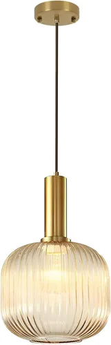 Miniatura 14 de Moderna lámpara colgante con enchufe de mediados de siglo, lámpara colgante de vidrio lechoso, lámpara colgante enchufable con luz de techo