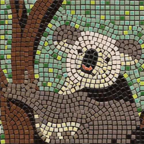 Miniatura 11 de Mosaicos hechos a mano fáciles con nuestro kit de manualidades de mosaico para adultos, delfín cuadrado de 7 pulgadas (20cm)