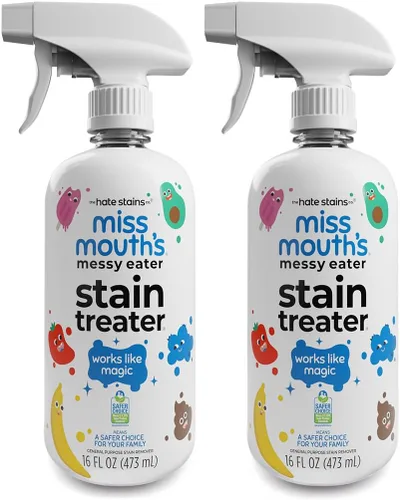Miniatura 19 de Miss Mouth's Messy Eater Spray para tratar manchas – Removedor de manchas de 4 onzas – Productos esenciales para recién nacidos y bebés – Sin