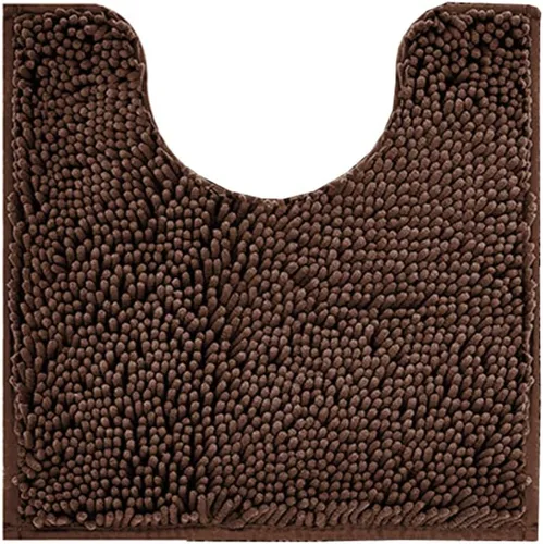 Miniatura 24 de Reyox Tapete de baño de felpilla, tapetes para inodoro en forma de U, tapete de baño de felpa suave, absorbente y peludo, tapete de contorno