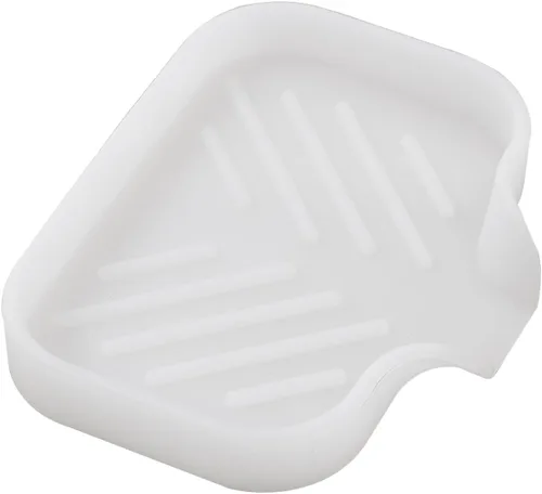 Miniatura 47 de MicoYang Jaboneras de baño de silicona con boquilla de drenaje, organizador de fregadero de cocina, soporte de esponja, bandeja de jabón para Azul