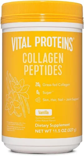 Miniatura 6 de Vital Proteins Péptidos de colágeno en polvo, 20 onzas, sin sabor + 11.5 onzas de vainilla