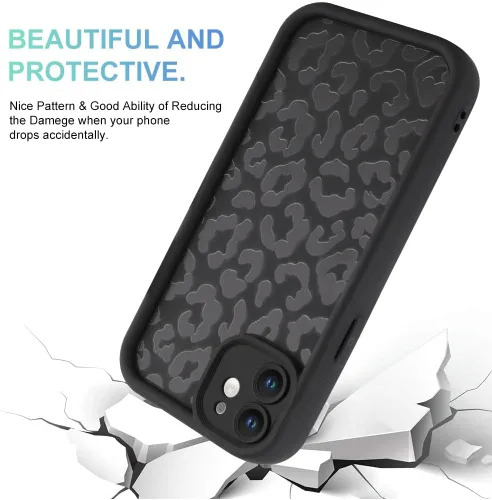 Miniatura 3 de Funda compatible con iPhone 11, diseño de estampado de guepardo, TPU suave a prueba de golpes, funda protectora para mujeres y niñas, funda delgada