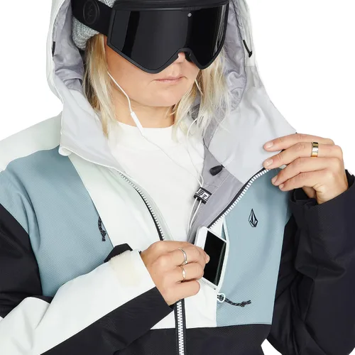 Miniatura 8 de Volcom Rossland - Chaqueta con capucha para mujer con aislamiento para snowboard y esquí