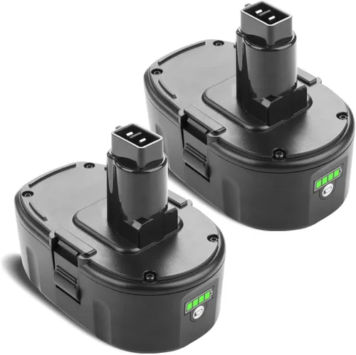 Paquete de 2 baterías de repuesto actualizadas de 6500mAh 18V para baterías Dewalt XRP de 18 voltios DC9096 DC9098 DC9099 DC9180 DC9181 DC9182