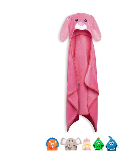 Miniatura 11 de Toalla de animal con capucha calidad premium: ultra suave, súper absorbente, XL 49 x 28 pulgadas, para niños y bebés, para baño, playa, piscina