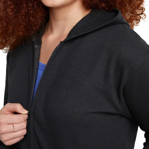 Miniatura 4 de Hanes EcoSmart Sudadera con capucha y cremallera completa para mujer