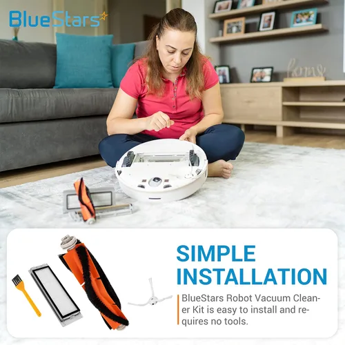 Miniatura 6 de BlueStars Piezas de repuesto para Roborock S6 Pure S6 E4 S4 S4 Max S5 S5 Max E2 E3 E5 E20 E25 E35 S50 S65 C10 Xiaomi Mijia Robot Aspiradores – 2