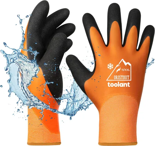 Miniatura 18 de Guantes de trabajo de invierno impermeables para hombres y mujeres, pantalla táctil, guantes para congelador, aislados térmicamente, para clima frío