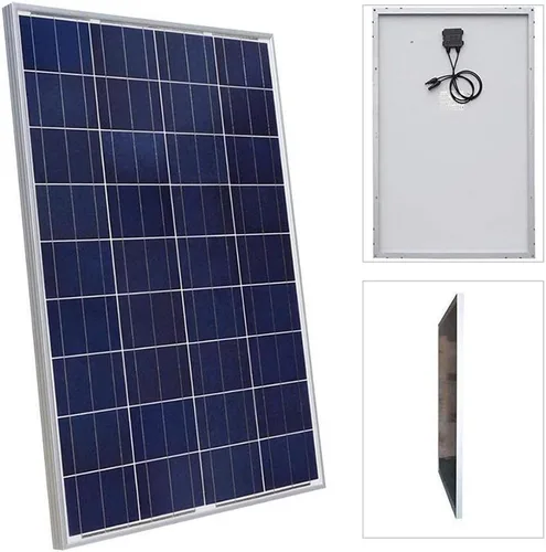 Miniatura 3 de Sistema de energía solar eólica de 600 vatios (kit de sistema híbrido): 1 generador de viento de 12 V/24 V 400 W + 2 paneles solares policristalinos