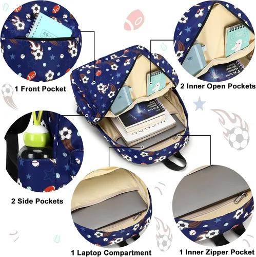 Miniatura 4 de CAMTOP Mochila preescolar para niños, mochila de jardín de infantes, mochila escolar, M