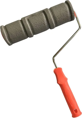 Miniatura 2 de Nichiyo Rodillo de pintura con patrón de 10 pulgadas para decoración de pared, textura clásica de ladrillo en relieve, rodillo de goma, herramienta