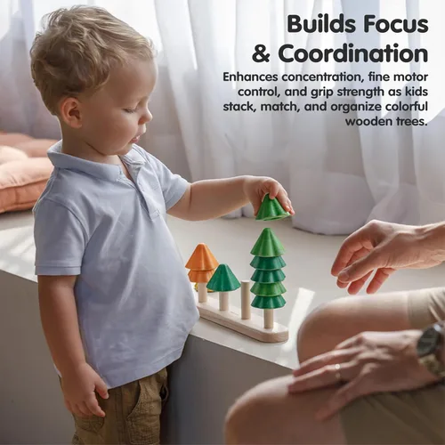 Miniatura 6 de PlanToys Ordenar y contar árboles (5403)