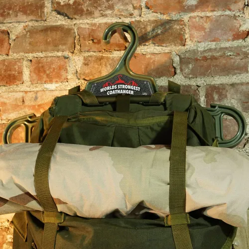 Miniatura 5 de Worlds Strongest - Percha para abrigos, fabricado en Estados Unidos, capacidad de carga de 140 libras, colgador de engranajes multiusos, color rojo