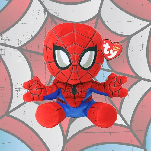 Miniatura 2 de Ty - Colección Marvel, Spiderman, todos tus héroes favoritos en versión blanda, peluche suave para coleccionar, idea de regalo para jóvenes