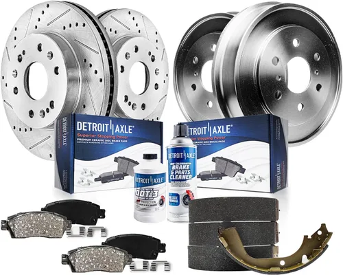 Miniatura 10 de Detroit Axle - Kit de freno delantero para Ford F-150 2010-2011, Ford Expedition Lincoln Navigator 2010-2021, repuesto de pastillas de freno