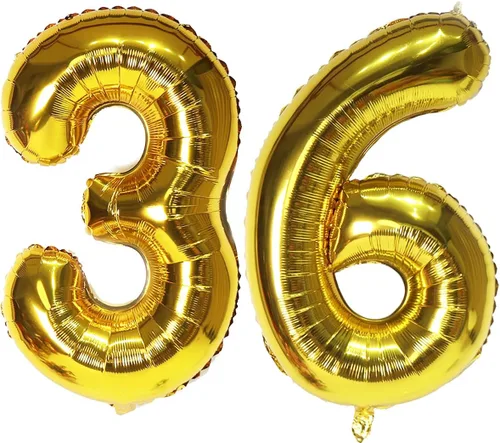 Miniatura 19 de Globos digitales dorados de 40 pulgadas, con número 10, globos de helio para decoraciones de fiesta de cumpleaños y suministros para decoración