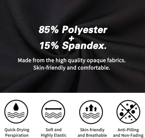 Miniatura 6 de Queerier Pantalones de compresión para hombre, mallas de entrenamiento, leggings atléticos, frescos, para yoga, gimnasio, ropa