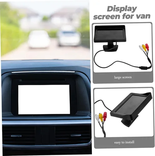 Miniatura 3 de 1 Unidades Monitor de coche Dash Cam cámara de respaldo Mini Monitor estéreo Dashcam cámara de marcha atrás Cámara de visualización de cámaras