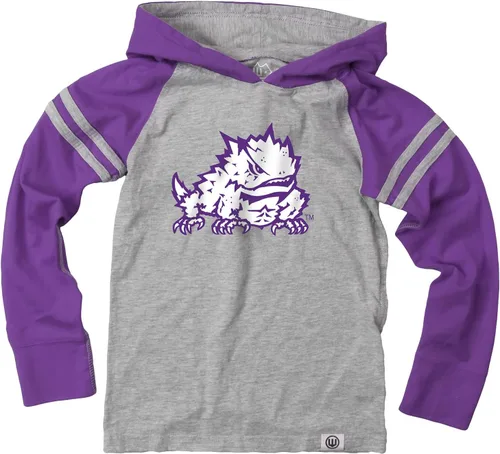 Miniatura 7 de Wes and Willy - Sudadera con capucha de manga larga para niños de universidad con rayas