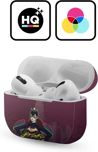 Miniatura 2 de Head Case Designs Adhesivo de vinilo para mujer, con licencia oficial de DC Core Batgirl, compatible con AirPods Pro