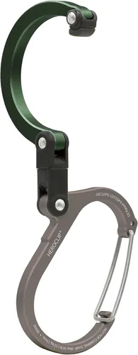 Miniatura 2 de GEAR AID HEROCLIP - Mosquetón pequeño con clip y gancho para colgar bolsos, bolsos, linternas, cochecitos, herramientas, cascos, botellas de agua
