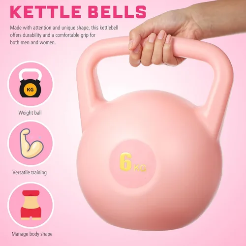 Miniatura 7 de Toyvian Pesa rusa llena de agua, material de polietileno, peso para hombres y mujeres, gimnasio en casa, equipo de ejercicio de entrenamiento
