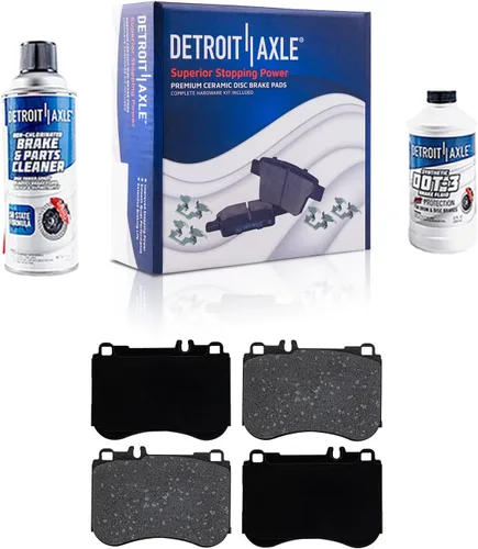 Miniatura 118 de Detroit Axle - Pastillas de Freno Delantero para Nissan Altima Maxima Sentra 350Z Cube Juke Versa INFINITI G20 G35 I30 I35 Suzuki SX4, Pastillas