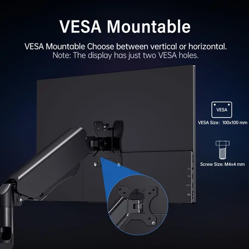 Miniatura 8 de Monitor portátil de 18.5 pulgadas 100Hz FHD USB-C HDMI, monitor de viaje, extensor de pantalla de segunda pantalla con soporte integrado, VESA