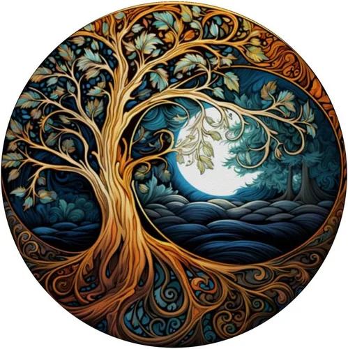 Miniatura 3 de Yin Yang Árbol de la Vida PopSockets estándar PopGrip