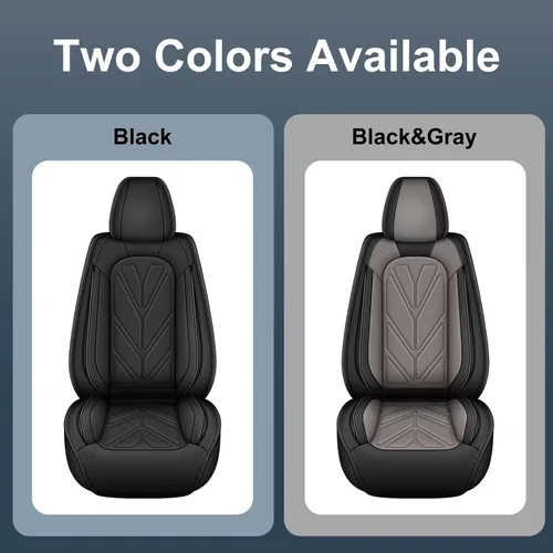 Miniatura 7 de DISUTOGO Fundas de Asiento Delantero para Coche Compatibles con Dodge Charger 2006-2025: Fundas de Asiento de Coche de Cuero, Fundas de Cojín