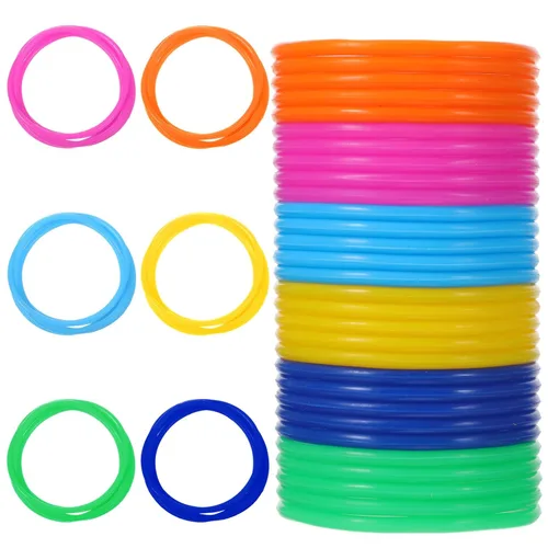 30 pulseras de gelatina, pulseras retro de neón de los años 80, pulseras de silicona colorida para adultos de los 80 recuerdos de fiesta (6 colores)