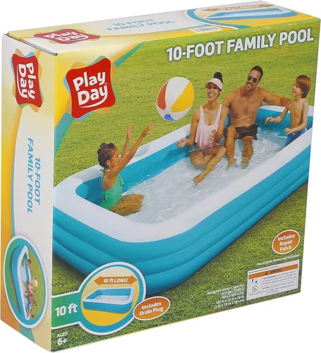 Miniatura 4 de Play Day Piscina familiar de 10 pies (nueva versión)