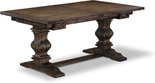 Miniatura 9 de East West Furniture LAGA11-78-03 - Juego de mesa de comedor de 11 piezas, incluye una mesa de comedor rectangular con hojas extraíbles y 10 sillas