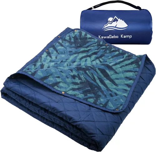 Miniatura 20 de Manta impermeable para exteriores, manta de estadio de forro polar plegable para eventos deportivos al aire libre, campamento, automóvil, mascota