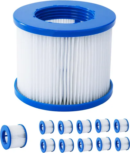 Miniatura 8 de Paquete de 6 cartuchos de filtro de repuesto para bañera de hidromasaje compatibles con todos los spa inflables (6 unidades)
