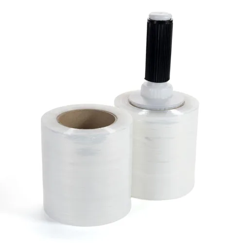 Miniatura 14 de IDL Packaging Mini rollo elástico de 3 pulgadas, 700 pies, calibre 120 (paquete de 2) con un mango de plástico incluido – Envoltura de plástico