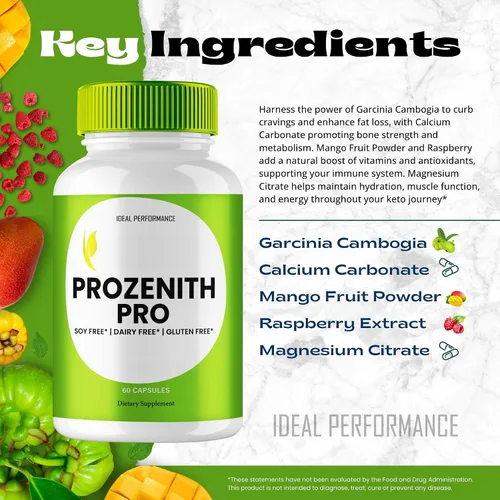 Miniatura 6 de Prozenith Cápsulas de sal rosa, suplemento oficial de Prozenith Pills Pro Support General Health Support, cápsula cetogénica natural para mantener