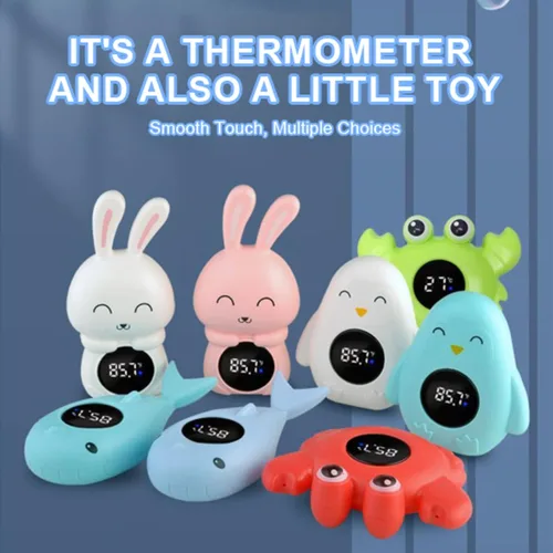 Miniatura 7 de Termómetro de temperatura de agua para bebés, termómetro digital con pantalla fácil de leer, adecuado para adultos, bebés, niños y niños pequeños