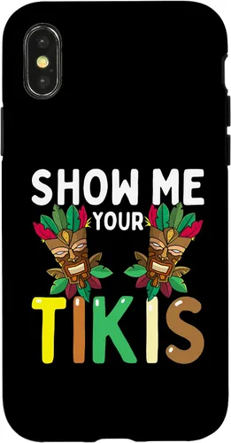 Miniatura 4 de Carcasa divertida para iPhone 14 Show Me Your Tikis Boobs Aloha Hawaii Luau