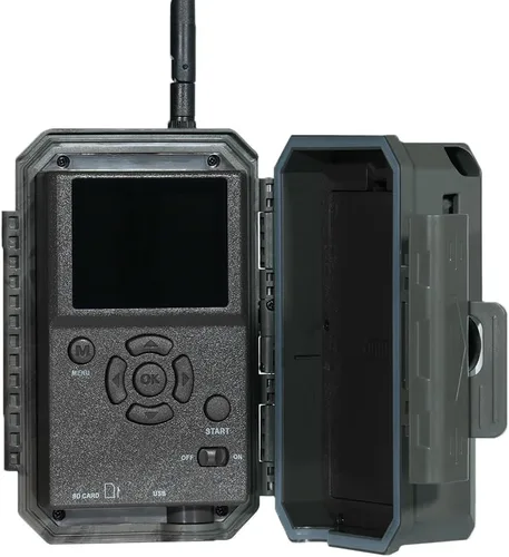 Miniatura 6 de Meidase Trail Camera P80 Pro WiFi Bluetooth (no celular), sensibilidad a la luz súper baja, ángulo de visión de 110°, cámara de juego de 48MP 1296p