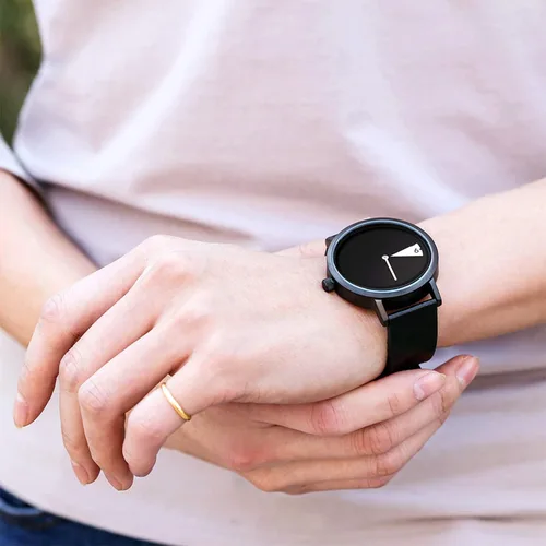 Miniatura 7 de SHENGKE Women Minimalist Watch Ultra Thin Leather Strap Fashion Creative Waterproof Watch
