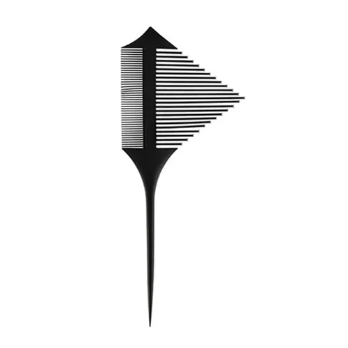 Peine de peluquería Peine profesional antiestático Peine para el cabello Diseño de dientes divididos Peine de pelo de doble propósito para peinar y