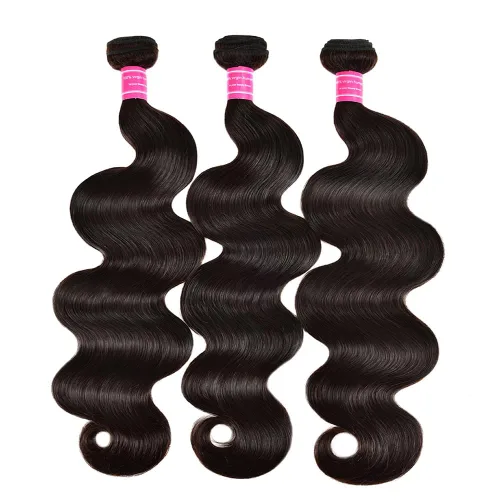 Miniatura 2 de Adigrace Paquetes de Cabello Humano 16 18 20 Pulgadas Paquetes de Ondas Corporales Cabello Humano 10A Paquetes de Cabello Humano Brasileño 100%