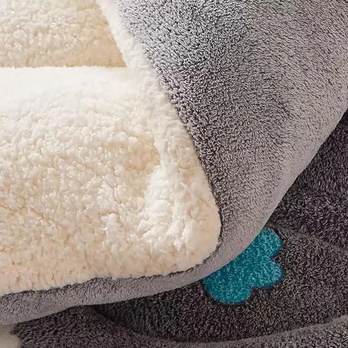 Miniatura 4 de ZTGL Comfort - Manta de cama pesada de alta calidad, reversible, edredón alternativo de plumón sintético, súper cálido, suave terciopelo de cordero