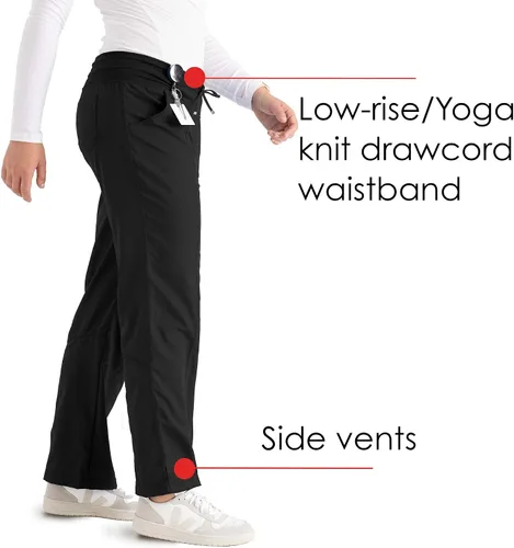 Miniatura 5 de Grey's Anatomy - Pantalón con 4 bolsillos frente plano, para mujer, pantalones sanitarios de profesionales médicos
