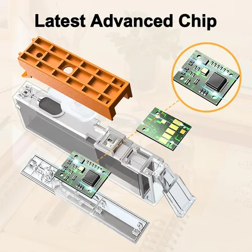 Miniatura 8 de MS DEER LC404 - Cartuchos de tinta para impresora Brother, 5 unidades, repuesto compatible de alto rendimiento para Brother LC 404 XL LC404XL