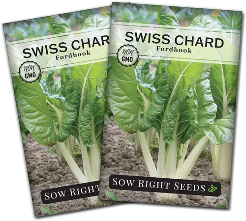 Miniatura 7 de Sow Right Seeds - Semilla de acelga Fordhook para plantar - Paquete de reliquia sin OMG con instrucciones para plantar y cultivar un huerto