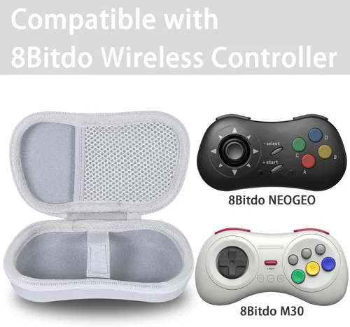 Miniatura 3 de co2CREA Funda rígida compatible con controlador Bluetooth inalámbrico 8Bitdo NEOGEO / 8Bitdo M30