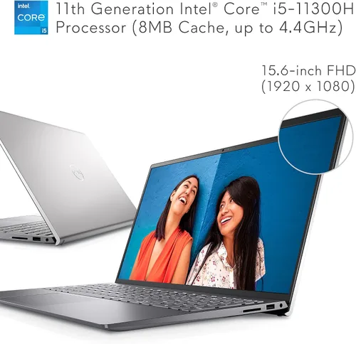 Miniatura 3 de Dell Inspiron 15 5510 - Computadora portátil de 15.6 pulgadas, pantalla Full HD (1920 x 1080), Intel Core i5-11320H, RAM DDR4 de 8 GB, SSD de 512